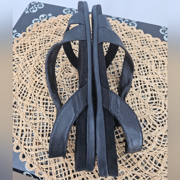 Aerosoles Black Strappy Sandals Size 9 - Picture 9 of 9